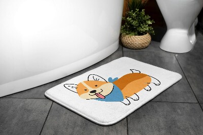 Antypoślizgowy dywanik łazienkowy Pies Shiba Inu