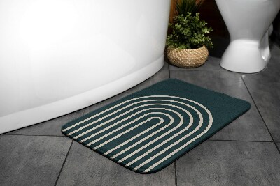Antypoślizgowy dywanik łazienkowy Geometryczny Wzór