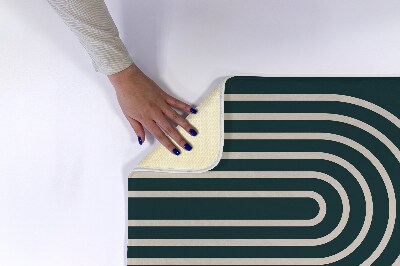 Antypoślizgowy dywanik łazienkowy Geometryczny Wzór
