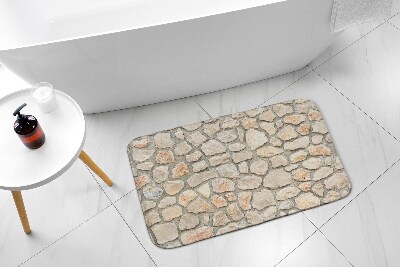 Dywanik antypoślizgowy do łazienki Kamienie Ściana