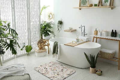 Dywanik łazienkowy antypoślizgowy Rośliny Abstrakcja