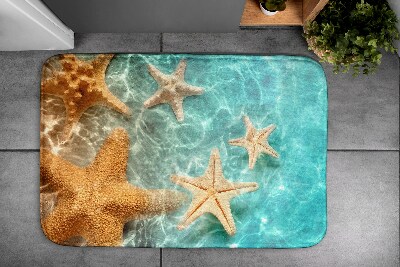 Antypoślizgowy dywanik łazienkowy Rozgwiazdy