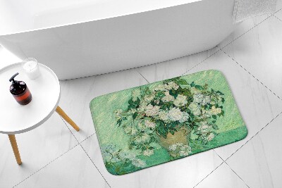 Dywanik antypoślizgowy do łazienki Van Gogh Róże