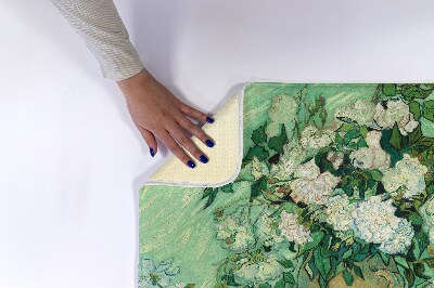 Dywanik antypoślizgowy do łazienki Van Gogh Róże