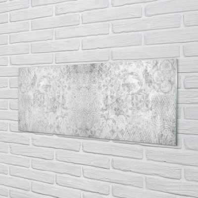 Szklany Panel Kamień beton wzór