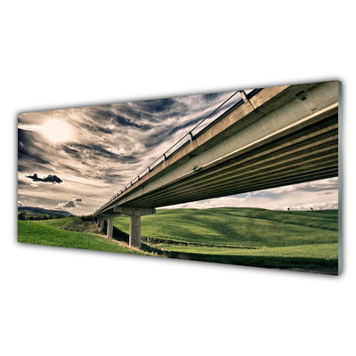 Obraz Akrylowy Autostrada Most Dolina