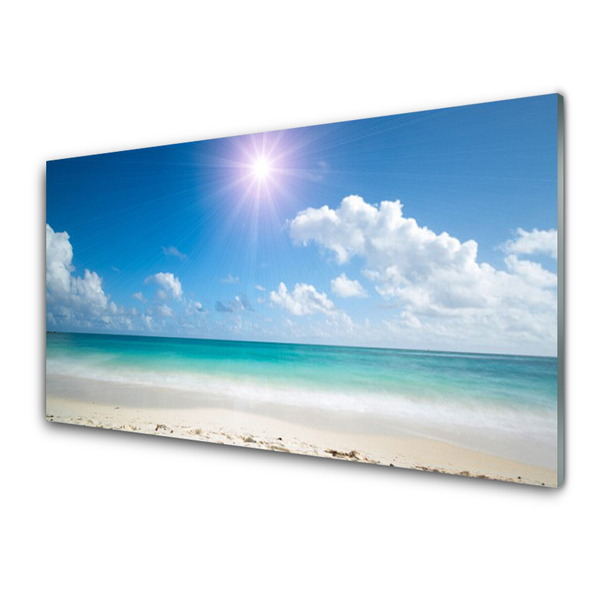 Panel Kuchenny Morze Plaża Słońce Krajobraz