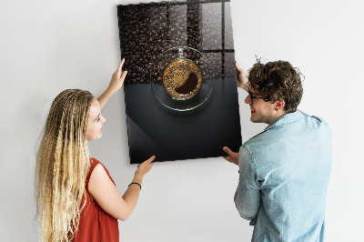 Tablica magnetyczna do kuchni na magnesy Kawa