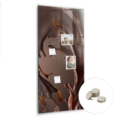 Tablica magnetyczna do kuchni na magnesy Mleko czekoladowe