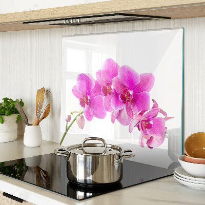 Szklana deska do krojenia Orchidee w odcieniach różu