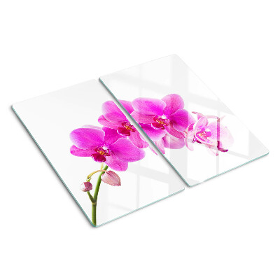 Szklana deska do krojenia Orchidee w odcieniach różu