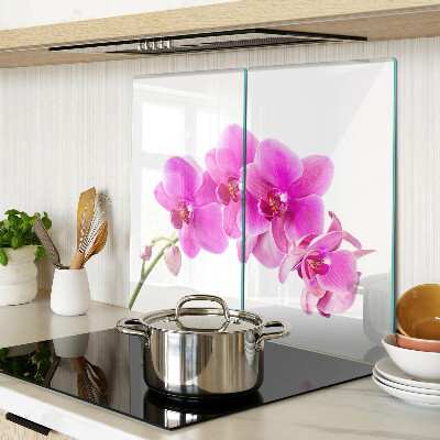 Szklana deska do krojenia Orchidee w odcieniach różu
