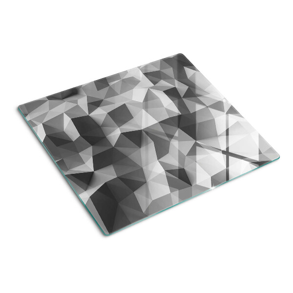 Szklana deska do krojenia Abstrakcyjny wzór geometryczny