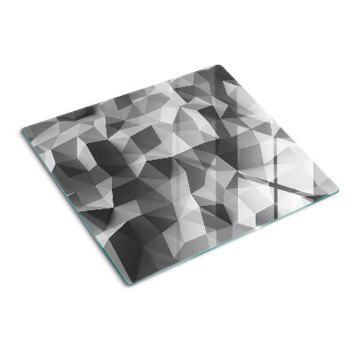 Szklana deska do krojenia Abstrakcyjny wzór geometryczny