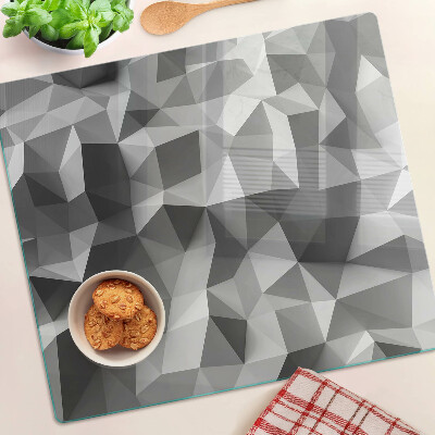 Szklana deska do krojenia Abstrakcyjny wzór geometryczny
