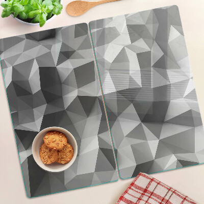 Szklana deska do krojenia Abstrakcyjny wzór geometryczny