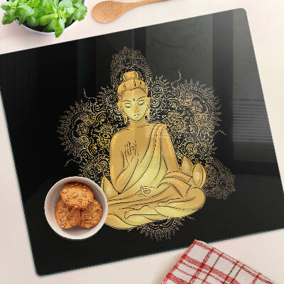 Szklana deska kuchenna Buddha w medytacji