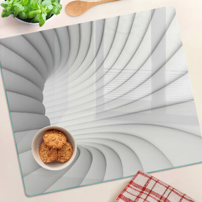 Szklana deska do krojenia Wnętrze spiralne