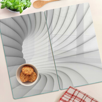 Szklana deska do krojenia Wnętrze spiralne