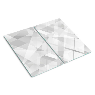 Szklana deska kuchenna Geometria w odcieniach szarości