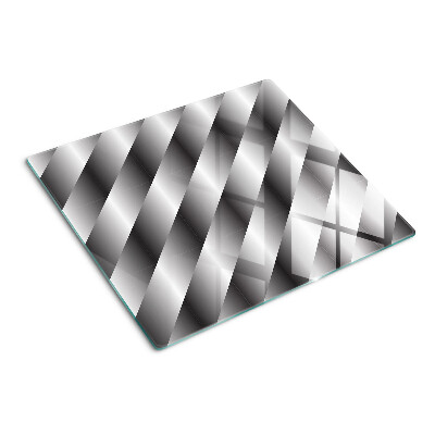 Deska kuchenna szklana Geometryczne wzory w odcieniach szarości