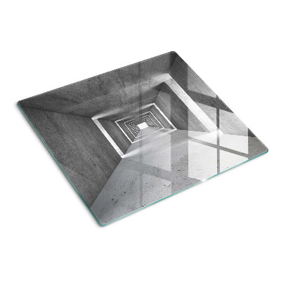 Deska kuchenna szklana Architektoniczny tunel w odcieniach szarości