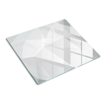 Szklana deska do krojenia Geometryczne kształty w odcieniach szarości