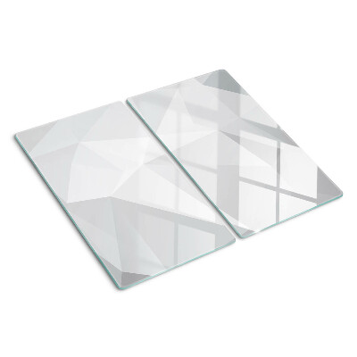 Szklana deska do krojenia Geometryczne kształty w odcieniach szarości