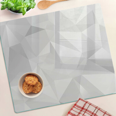 Szklana deska do krojenia Geometria w odcieniach szarości