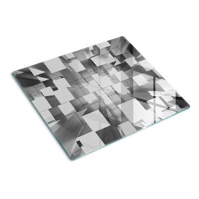 Szklana deska do krojenia Abstrakcyjne geometryczne kształty