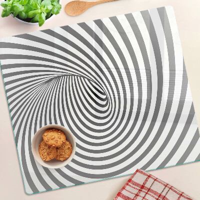 Deska kuchenna szklana Motyw spirali optycznej