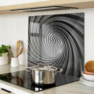 Szklana deska do krojenia Wirujący wzór spiralny