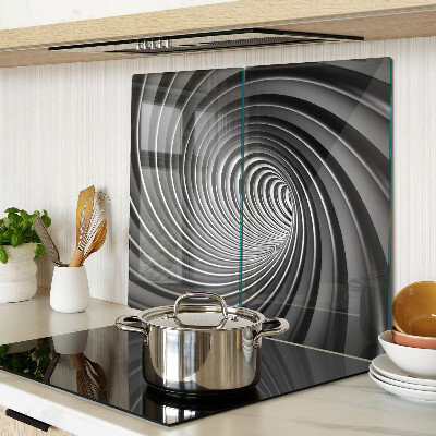 Szklana deska do krojenia Wirujący wzór spiralny