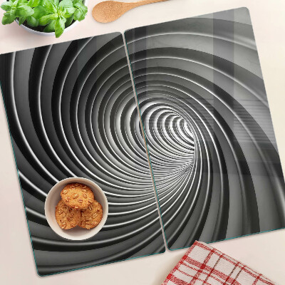 Szklana deska do krojenia Wirujący wzór spiralny