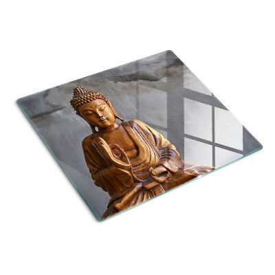 Szklana deska do krojenia Buddha w medytacji