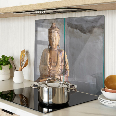 Szklana deska do krojenia Buddha w medytacji