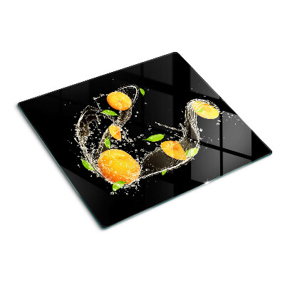 Deska kuchenna szklana Cytrusy w wodzie