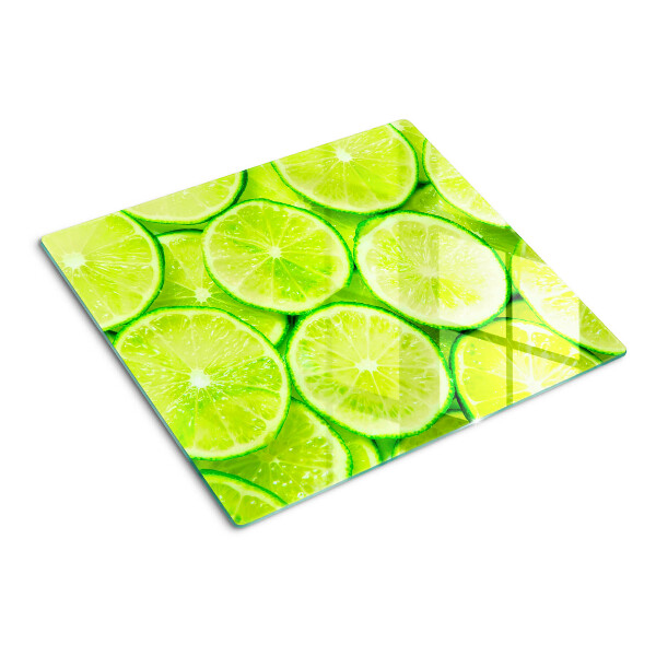 Szklana deska do krojenia Plastry limonki