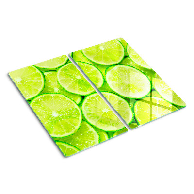 Szklana deska do krojenia Plastry limonki