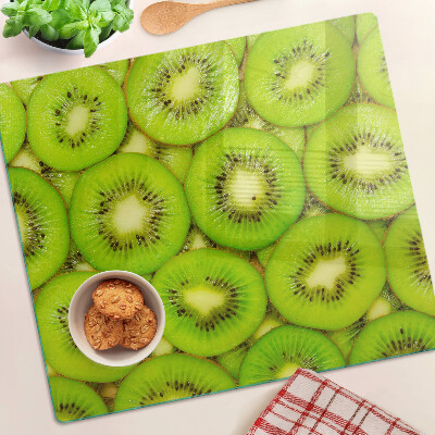 Deska kuchenna szklana Plastry kiwi