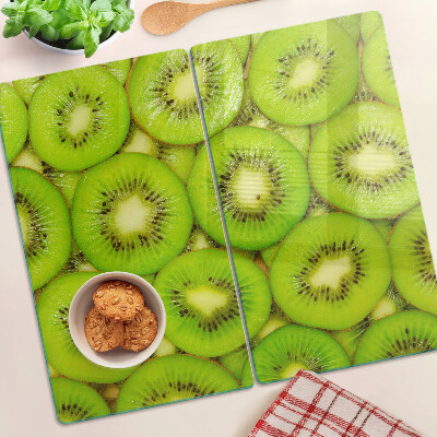 Deska kuchenna szklana Plastry kiwi