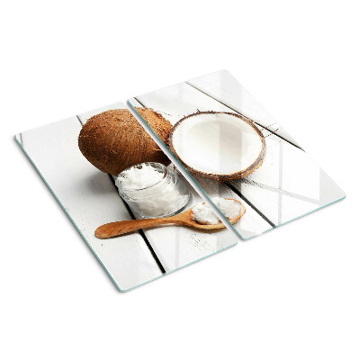 Szklana deska kuchenna Kokos i jego przetwory