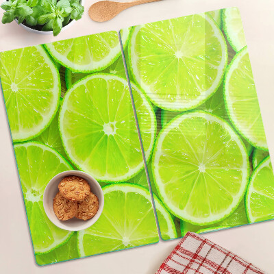 Szklana deska do krojenia Plastry limonki