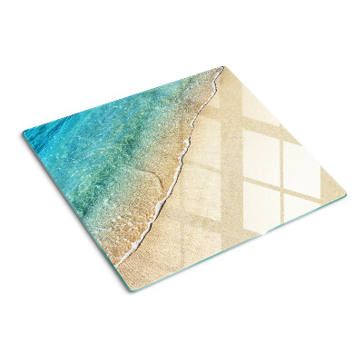 Deska kuchenna szklana Plaża i fale morskie