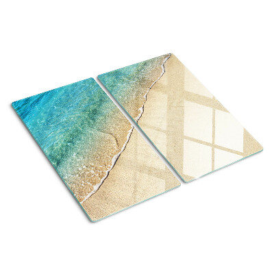 Deska kuchenna szklana Plaża i fale morskie