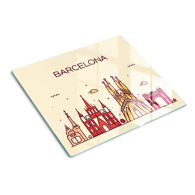 Deska kuchenna szklana Barcelona i jej architektura
