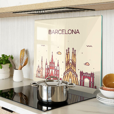 Deska kuchenna szklana Barcelona i jej architektura