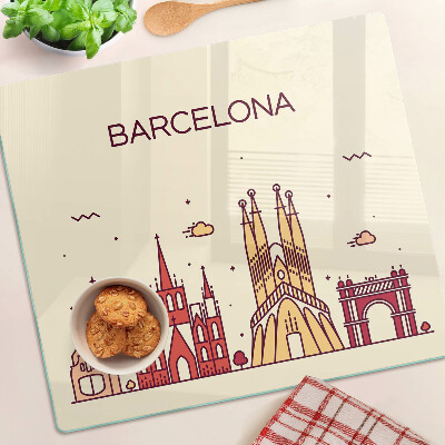 Deska kuchenna szklana Barcelona i jej architektura