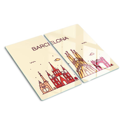 Deska kuchenna szklana Barcelona i jej architektura