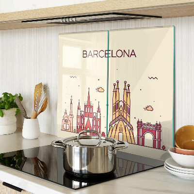 Deska kuchenna szklana Barcelona i jej architektura
